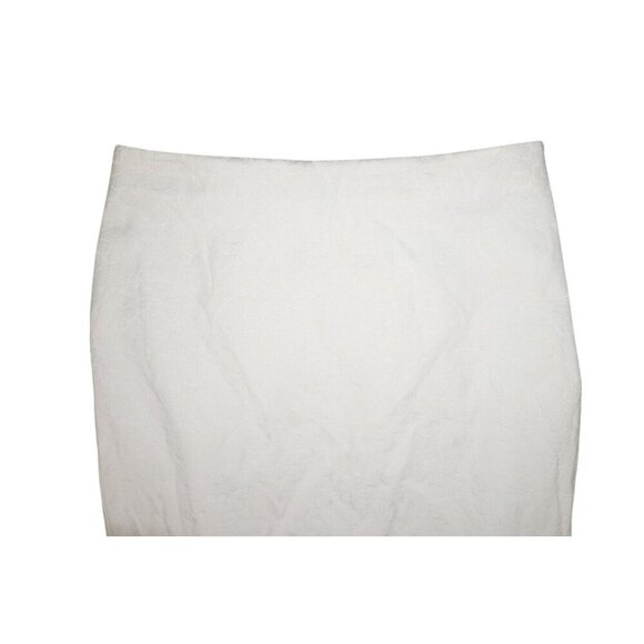 Worthington Petite White Jacquard Pencil Skirt – Size 12P Touch of elegance EUC - Picture 4 of 13